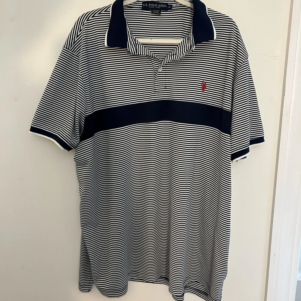 Ralph Lauren Navy & White Polo Shirt